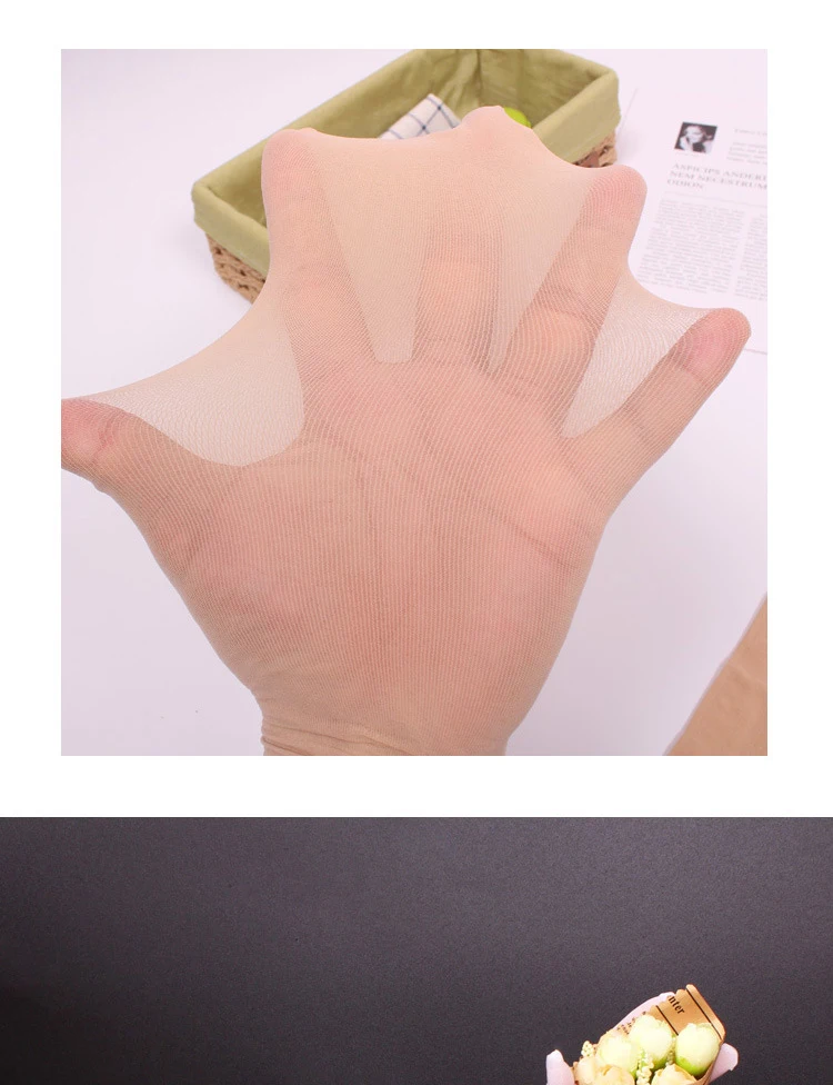 Sexy Spitze Dünne Glatte Sheer Nahtlose Lange Handschuhe Frauen Atmungsaktiv Hohe Elastizität Strümpfe Fäustlinge Sommer Sonnenschutz T248 – Detail 8