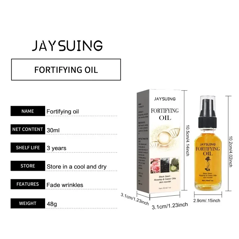 A bottle of Rosehip, Castor, and Black Seed essential oils for nourishing and moisturizing facial skin.