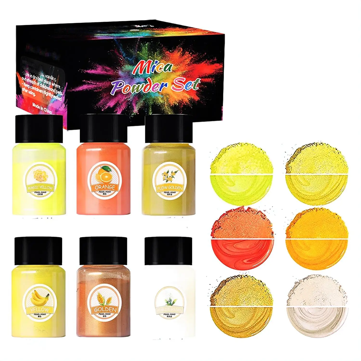 Pearl Resin Pigment Set 5