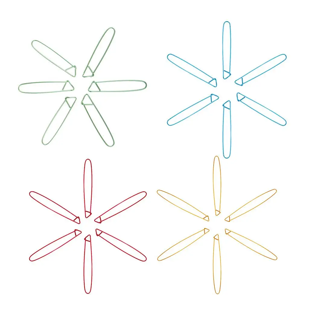 합금 스티치 거치대 핀 니트 뜨게 바늘, 크로셰 후크-XL, 6 개/조각