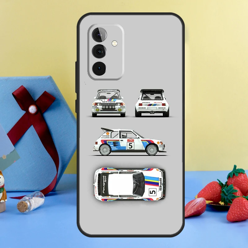 Retro Rally Car-Themed Phone Case
