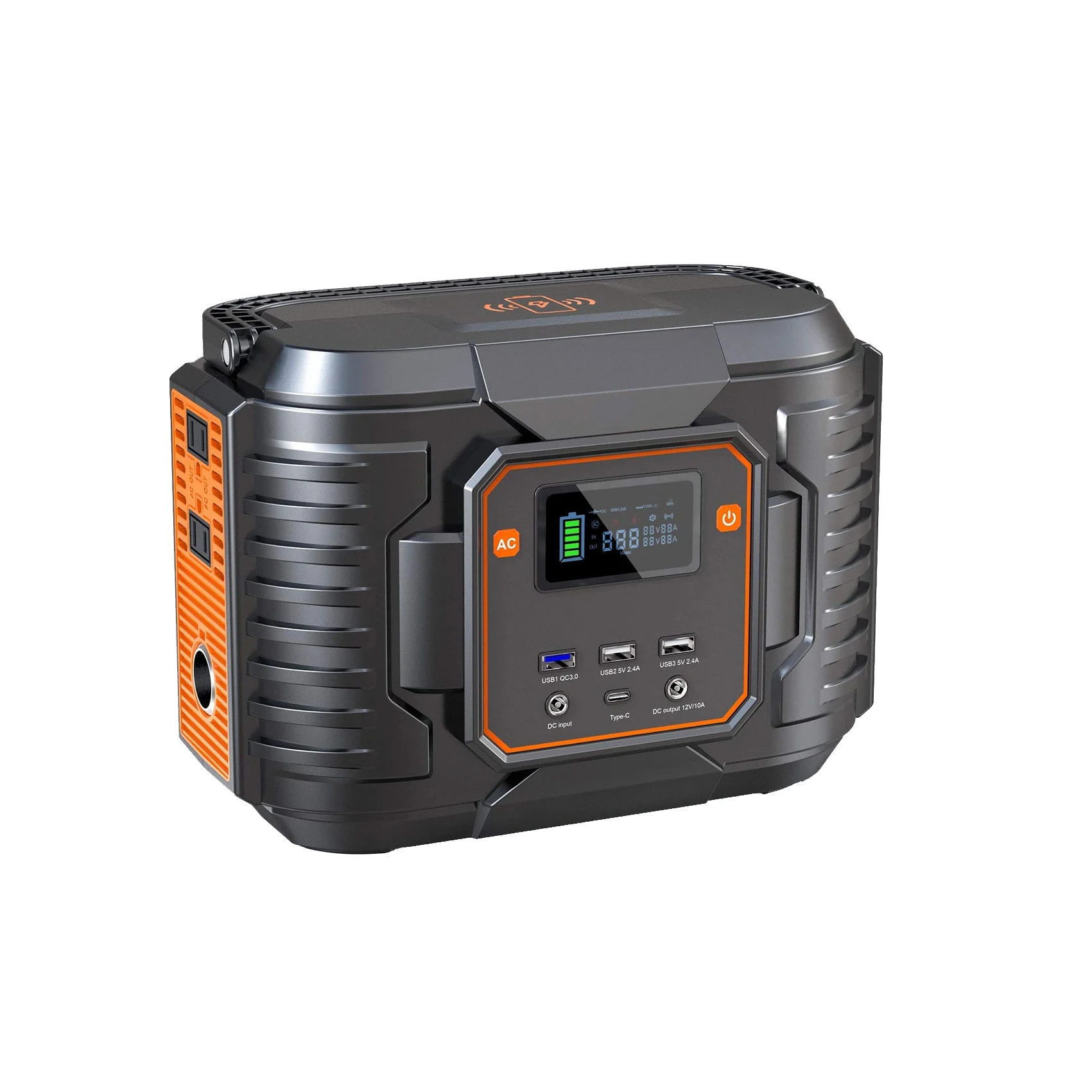 Powerstation Di Vendita Calda Caricabatterie Cc Powerstation Portatile Con Inverter Usb Type-C Multiple Inference Camping Power Station