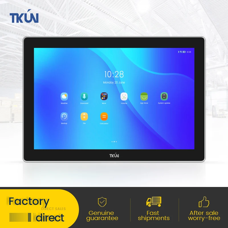 

TKUN 10.1 Inch Industrial Grade Outdoor Shipborne Onboard High Brightness 1000 Nit LCD Monitor 1000cd/㎡ Capacitive Touch Display