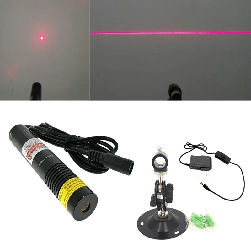 

18*100mm Water Proof 650nm 50mw 100mw Red Dot Line Laser Diode Module +adapter + mount