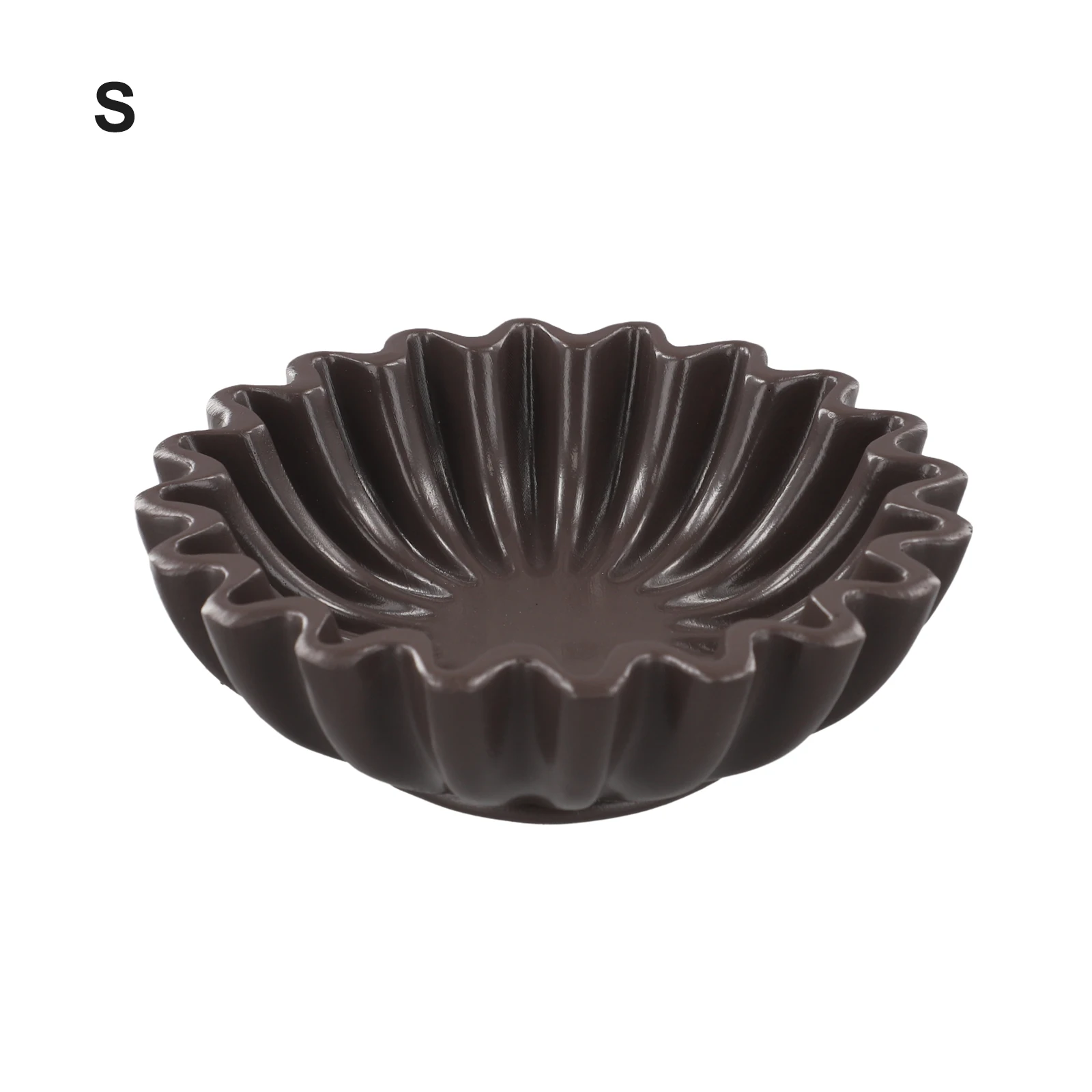 Unique Grooved Design Decorative Bowl Adds Elegance and Sophistication Perfect for Living Room Coffee Table Bookshelf 3
