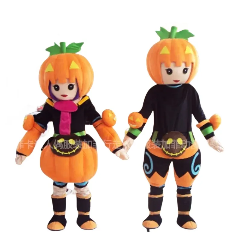 

Halloween Pumpkin Mascot Costume Vegetables Theme Mascot Costume Adult Cartoon Fancy Dress for Carnival Masquerade Party