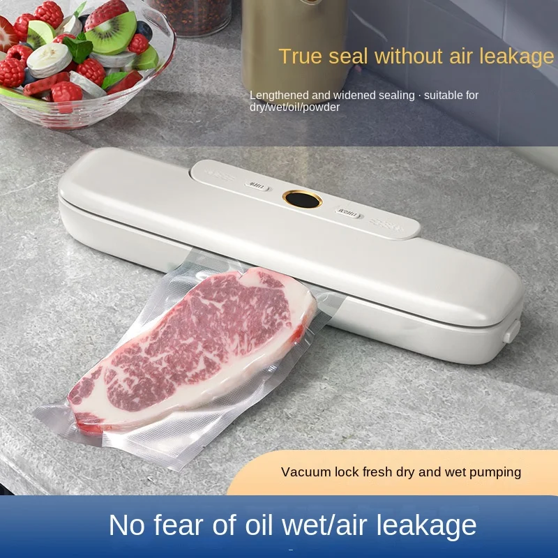 Vacuum Sealer Packaging Machine Food Vacuum Sealer Automatic Vacuum Sealing Machine Plastic Portable Kitchen Fresh-keeping Tool