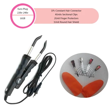 1Pc L618 Constant Extension Tongs for hairextension Fusion Iron Hair Connectors Keratin Bonding  Keratin Welding Hair salonTool