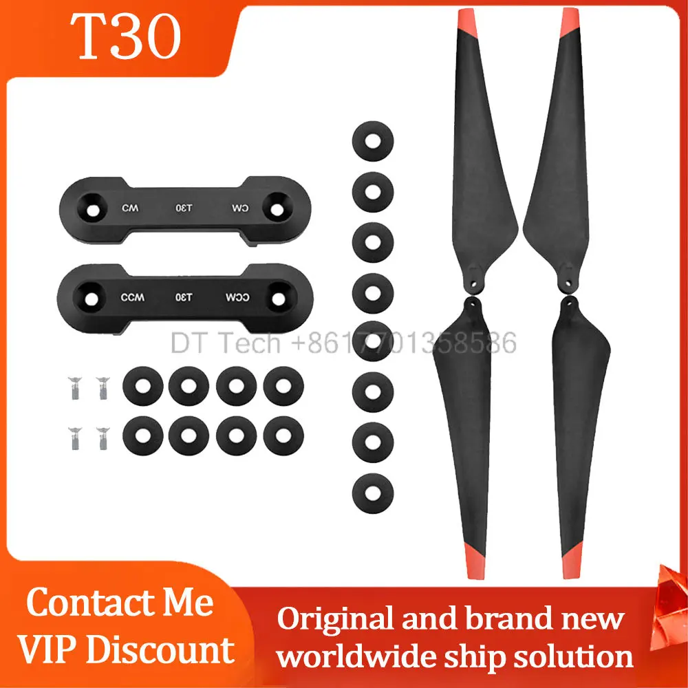 Original Cw Ccw 38''x20'' Inch Carbon Fiber Propeller For T30 Drones