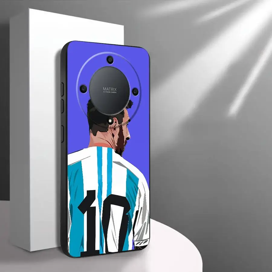 Football Star Numbers Soft Phone Case Cover