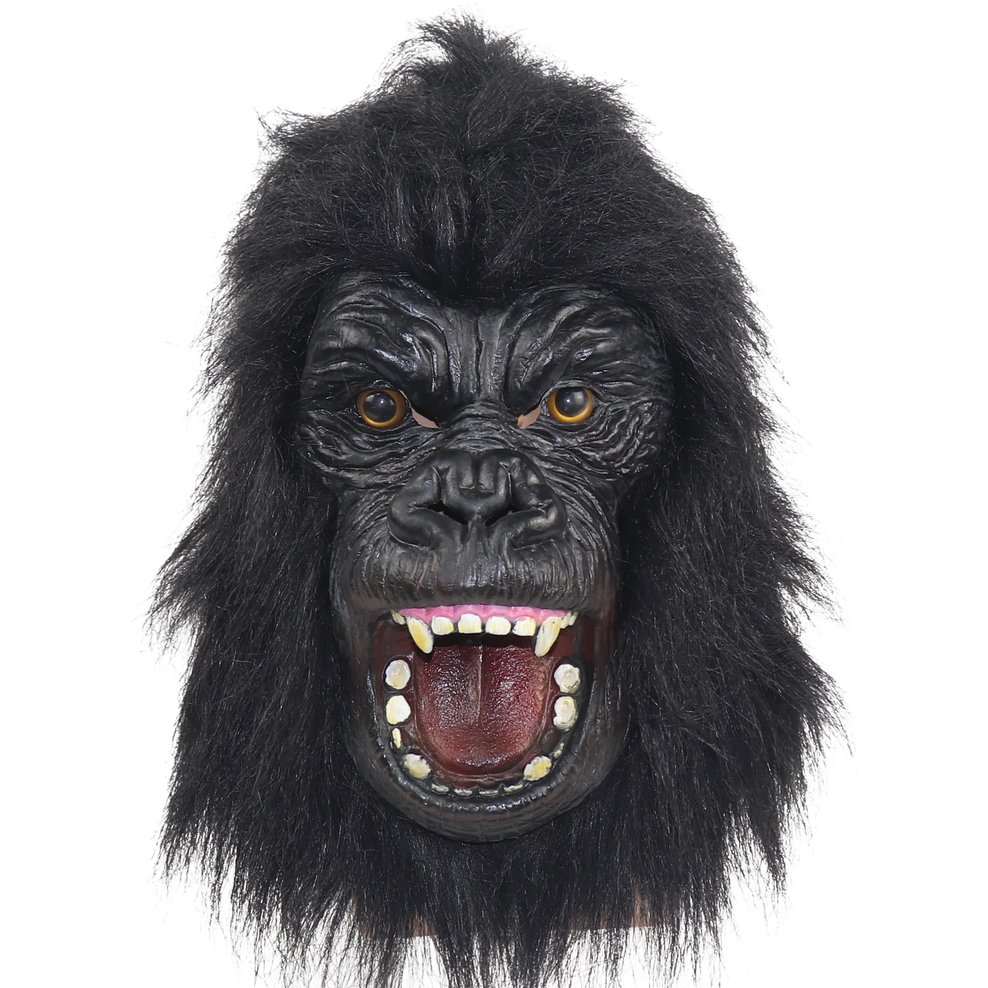 Chimpanzee Animal Mask Suitable for Party Dance Performances Latex Headgear Props 1Pc