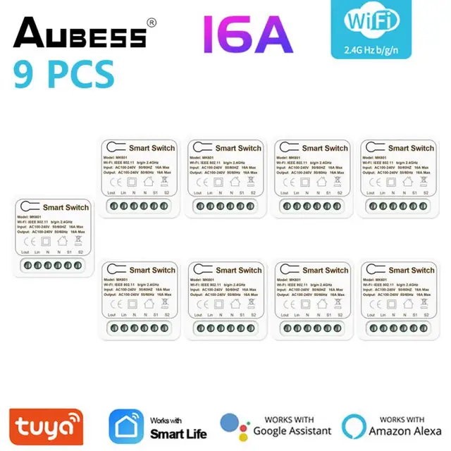 9Pcs Smart Switch