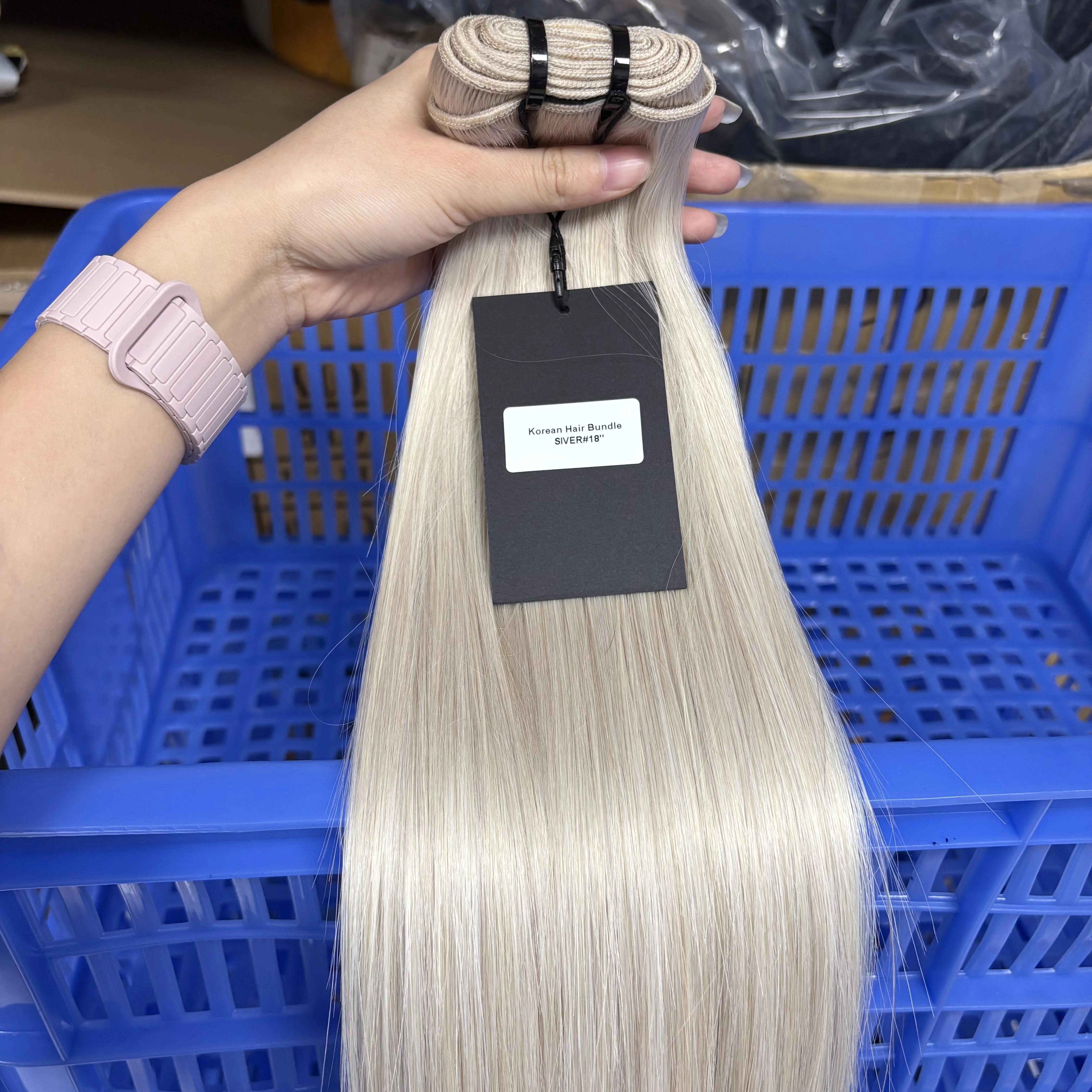 100g/Bundle Straight Human Hair Bundles 15A 100% Raw Vietnamese Human Hair Weft Unprocessed Hair Extensions for Women