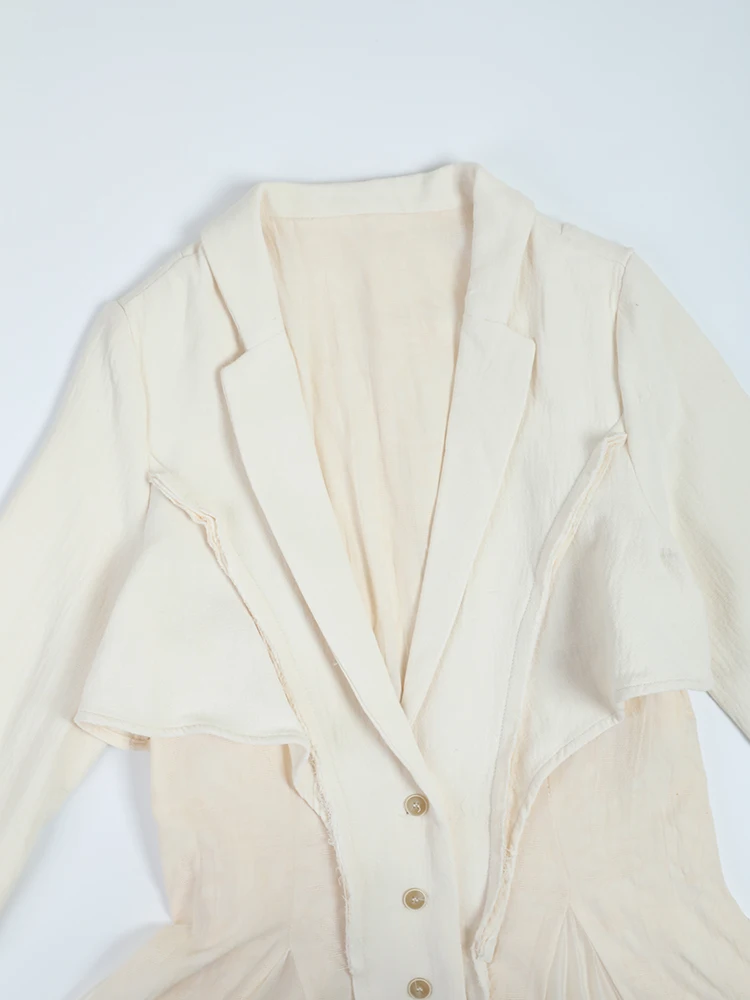 IEQJ 2023 الخريف خندق معطف الخصر قطع الصلبة الجاكار القطن الكتان سوينغ كبير واحدة الصدر جاكيتات النساء الملابس 3W6617 6 IEQJ 2023 الخريف خندق معطف الخصر قطع الصلبة الجاكار القطن الكتان سوينغ كبير واحدة الصدر جاكيتات النساء الملابس 3W6617 6