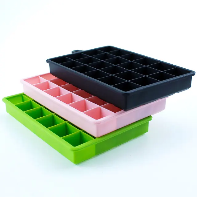 2 Silicone Ice Tray with Lid (makes 6 cubes) – UnMask
