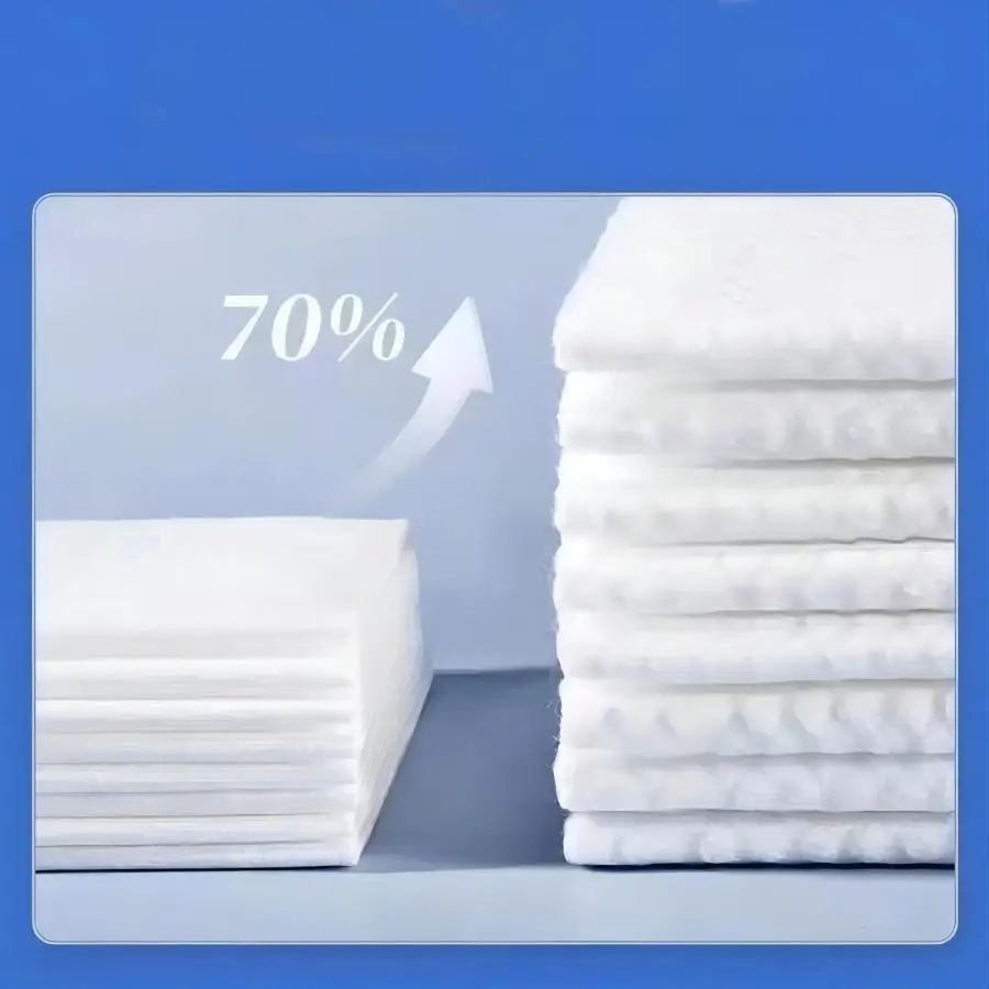 Disposable Pure Cotton Thickened Removable Cotton Soft Towel Baby Face Towel Beauty Salon Face Cleaning 135PCS cotton face wipes