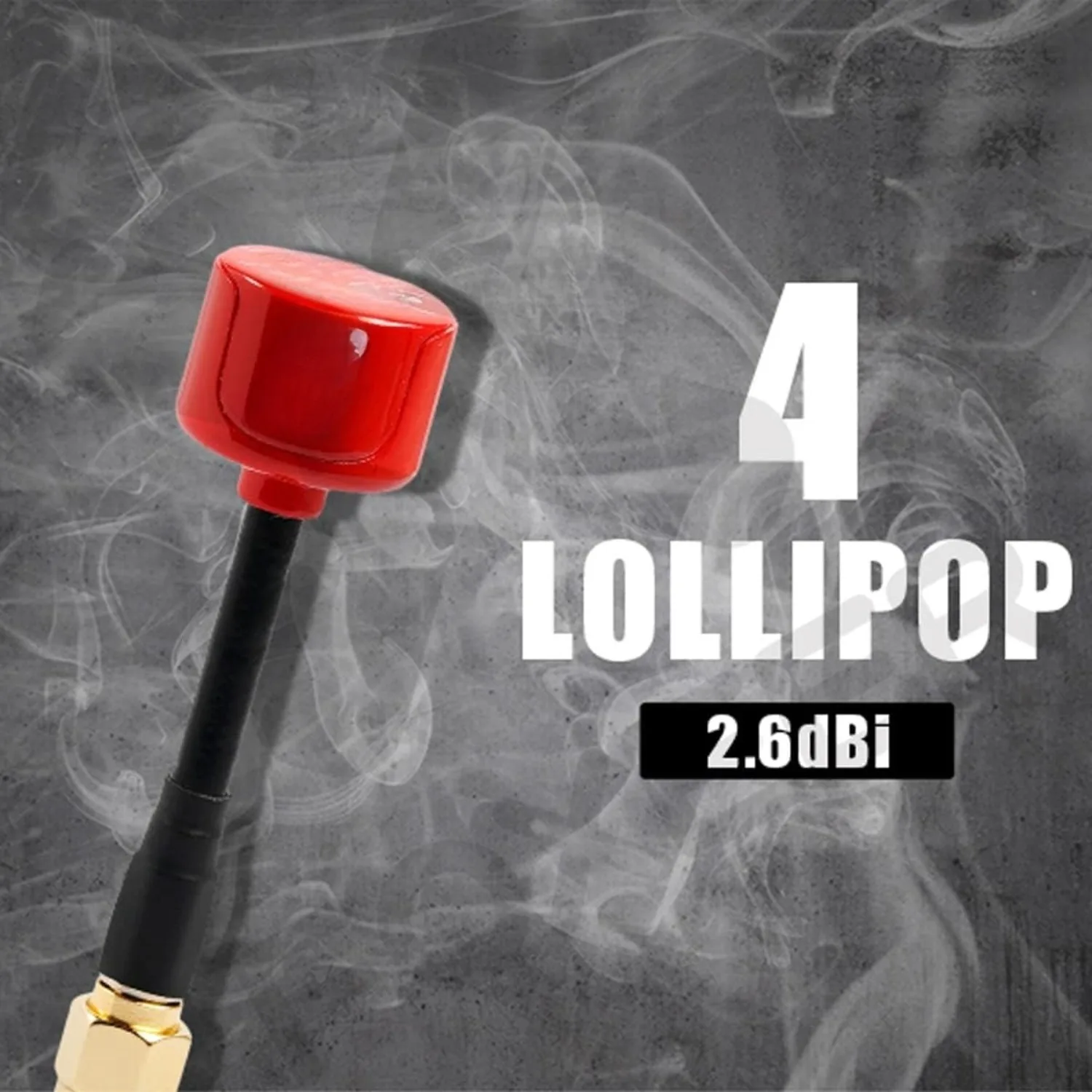 2pcs 안테나 업데이트 버전 FPV 레이싱 드론용 커넥터 Lollipop 4 5.8GHz RHCP 2.5dBi SMA 액세서리와 호환 가능