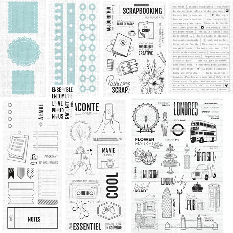 

Новая печать для французского штампа «сделай сам» для скрапбукинга/декоративных листов для фотоальбома 5163