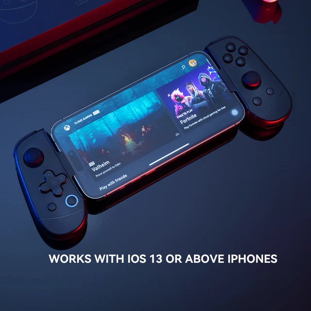 LeadJoy M1 Mobile Gaming Controller for iPhone iOS, Work with iPhone  11,12,13,14 Max, Play Call of Duty, Genshin Impact, Diablo Immortal,  Minecraft, Xbox, Luna and Steam Link 