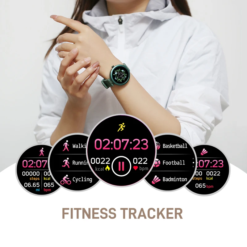 DOOGEE DG Venus Smartwatch 1.09 ġ 200mAh ȭ ̶Ʈ Ʈ  ʹ Ʈ  ƮϽ ɹڼ Įθ
