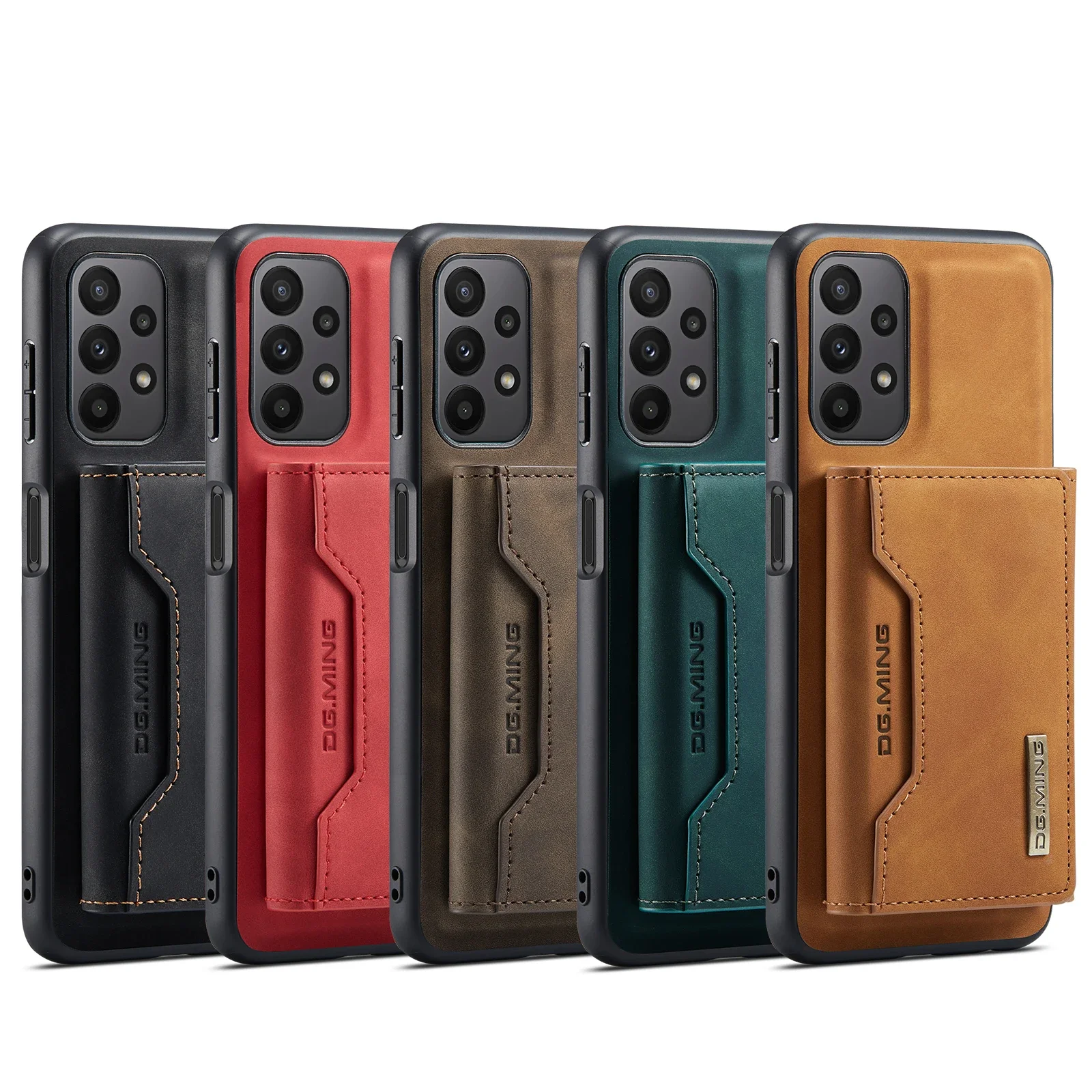 2-in-1 Magnetic Detachable Leather Wallet Phone Case