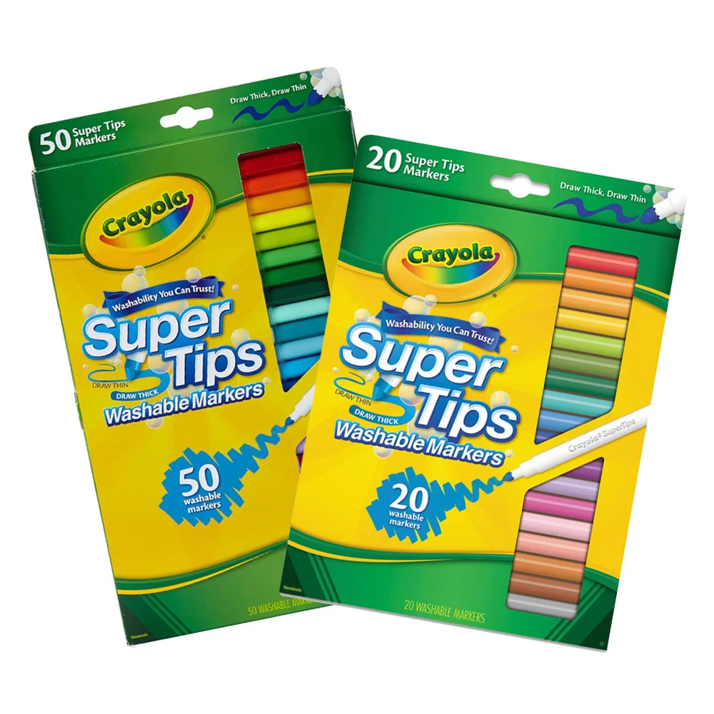 Crayola Inspiration Art Case Crayons Super Tips Markers Colored Pencils Set  Gifts for Kids 128 Pieces 04-1184 - AliExpress