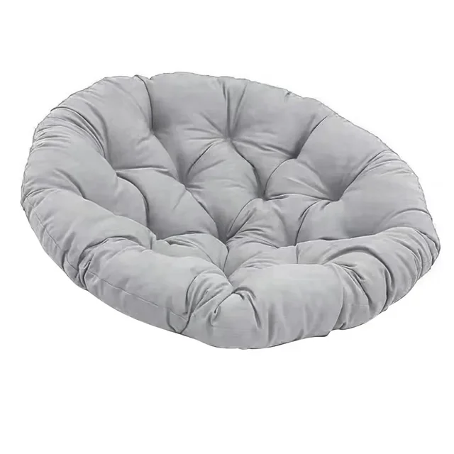 1pc Waterproof Chair Rocking Cushion Chair Hanging Basket Chair Papaya Chair Round Cushion 60x60 Cm Home Textile Accessories 3
