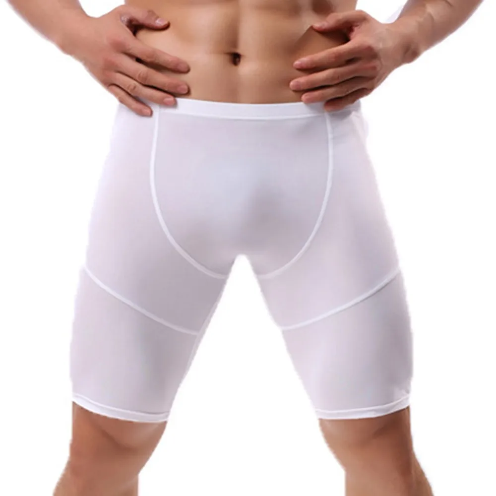 

Мужские боксеры, дышащие нейлоновые спортивные шорты из спандекса для мужчин, идеально подходят для тренировок и фитнеса, доступно в 4 ярких цветах