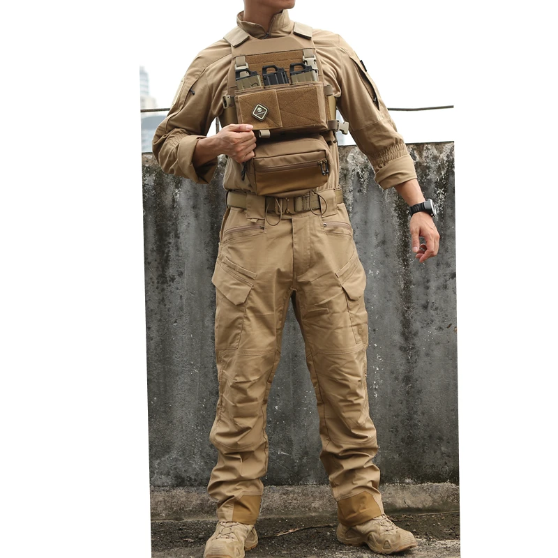 Tactical Suit PAZAGUILA Frogman Combat Shirts Pants Set Men Field Training FROG Scouting Uniform CS Airsoft Shot Kit