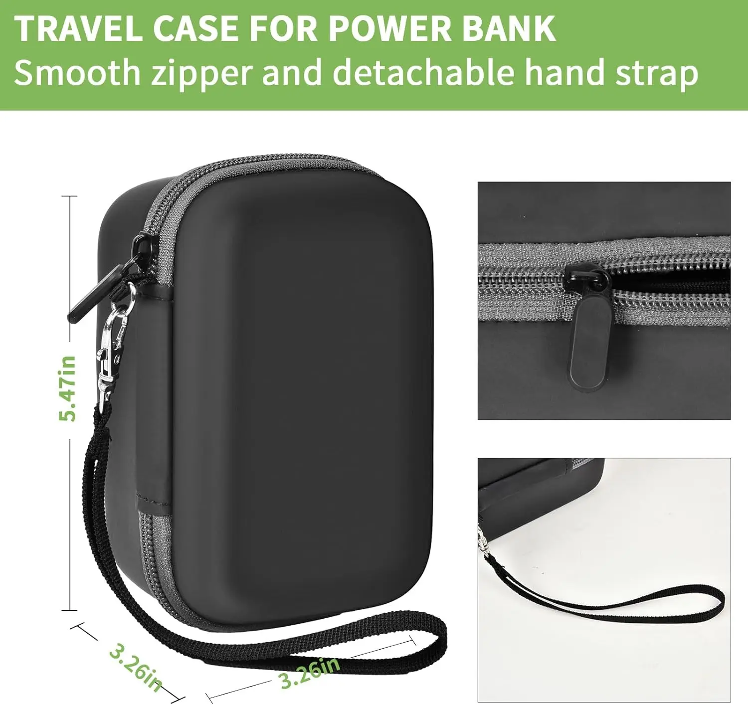 (SOLO CUSTODIA) Custodia compatibile con Anker Prime Power Bank Caricatore portatile da 20.000 mAh con uscita da 200 W, centrale elettrica con batteria - immagine 3