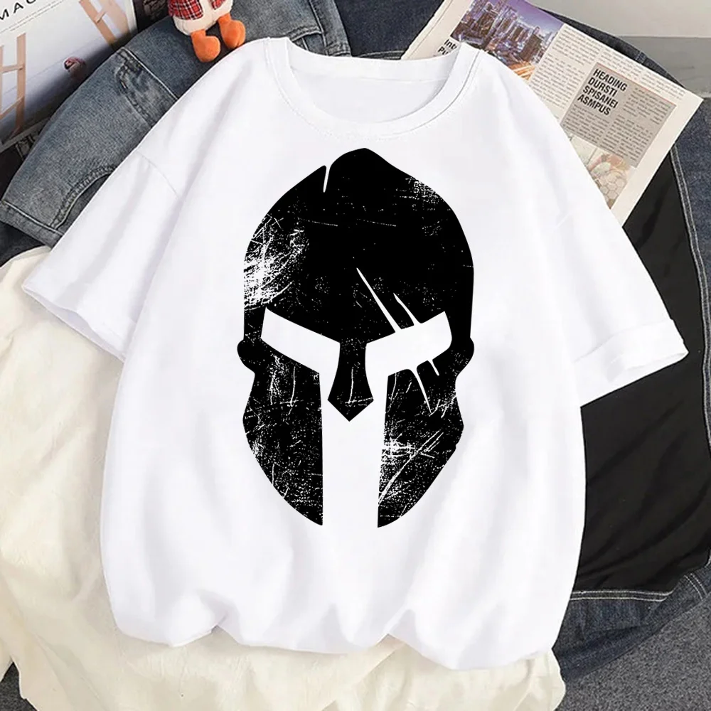 

spartan t-shirts men summer comic funny t-shirts man harajuku clothing