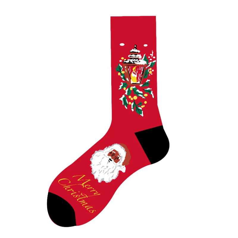 Christmas Sequin Plush Christmas Socks Kids Gift Bag Ornament Merry Christmas De