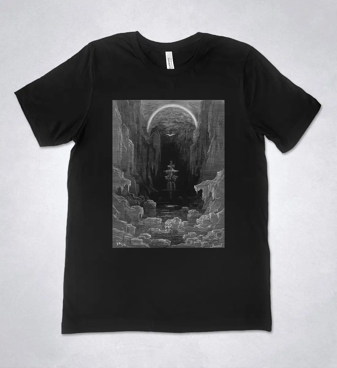 T-Shirt Gustave Dore The Rime Of The Ancient Mariner By