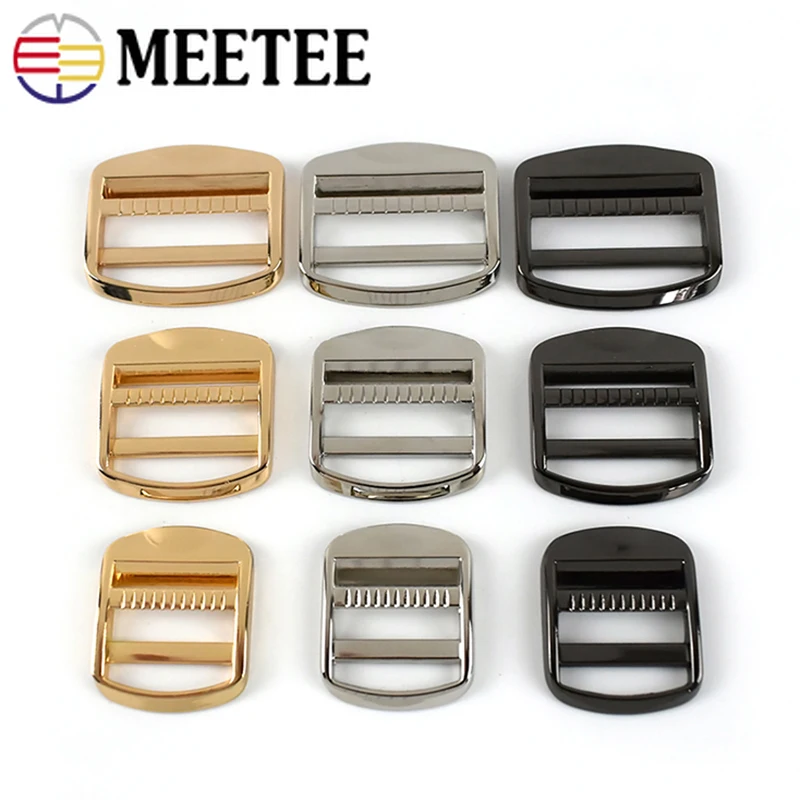 Meetee 2/4 шт 19/25/32/38 мм металлический ремешок для сумки с регулируемой пряжкой