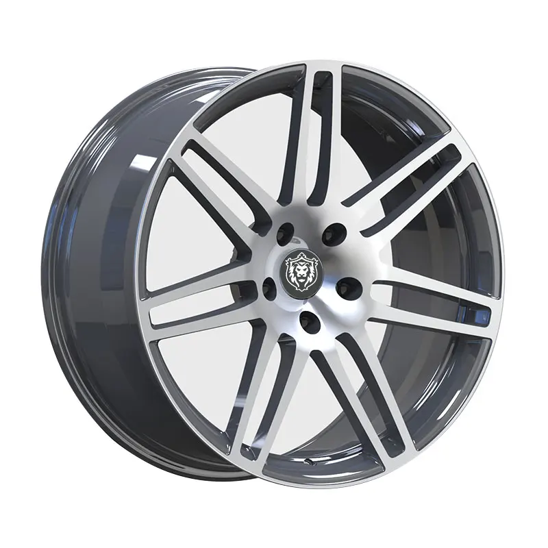 

Для персонализации под заказ 5X130 пистолет серый Полировочный обод автомобиля кованый Алюминиевый сплав колеса для легкового автомобиля для audi q7