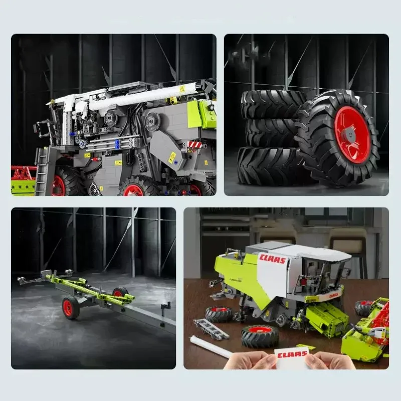 CLAAS Dominator 370 Combine harvester 1:17 Model Building Blocks