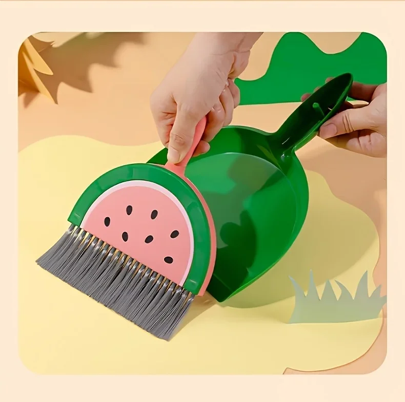 Portable Mini Cleaning Brush and Dustpan Set