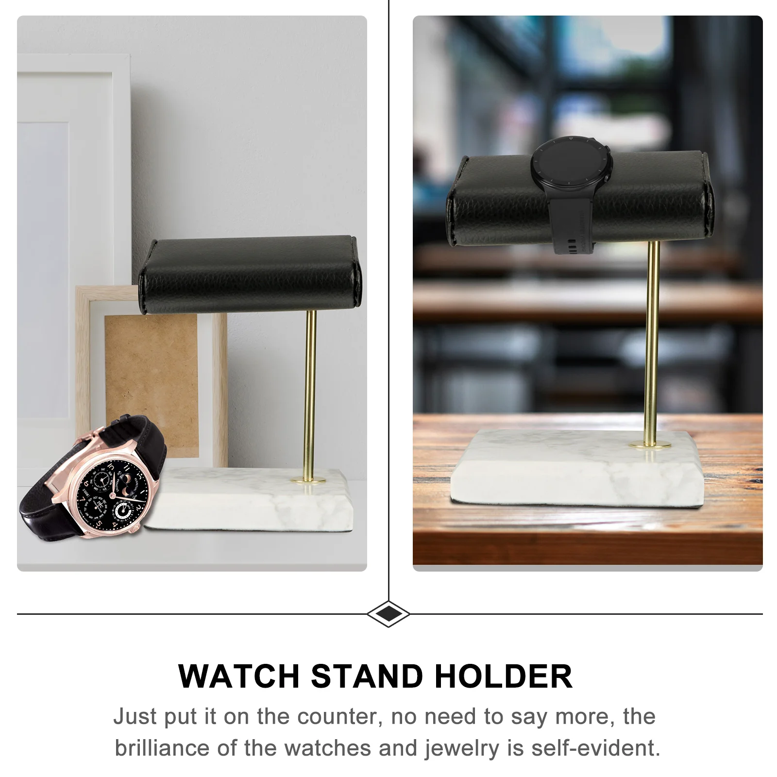 Smart Watch Bands Stand Display Holder Rack Jewelry Men Organizer Bracelet Marble Showcase Box Single Case Bangle Wrist