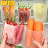 6/1pc Fridge Organizer Bins Fruits Food Fresh-keeping Box Space-Saving Refrigerator Door Drawers Storage Boxes Kitchen Container 1