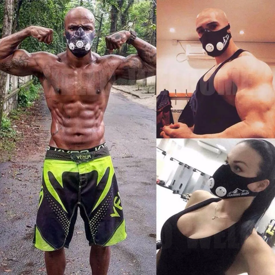 Фото Elevation  Training Mask 3.0 Тренировочная маска 3,0, кислородные виды спорта, фитнеса, высота, для верховой езды, тренировок, дыхания, велоспорта, тренировочная маска №5