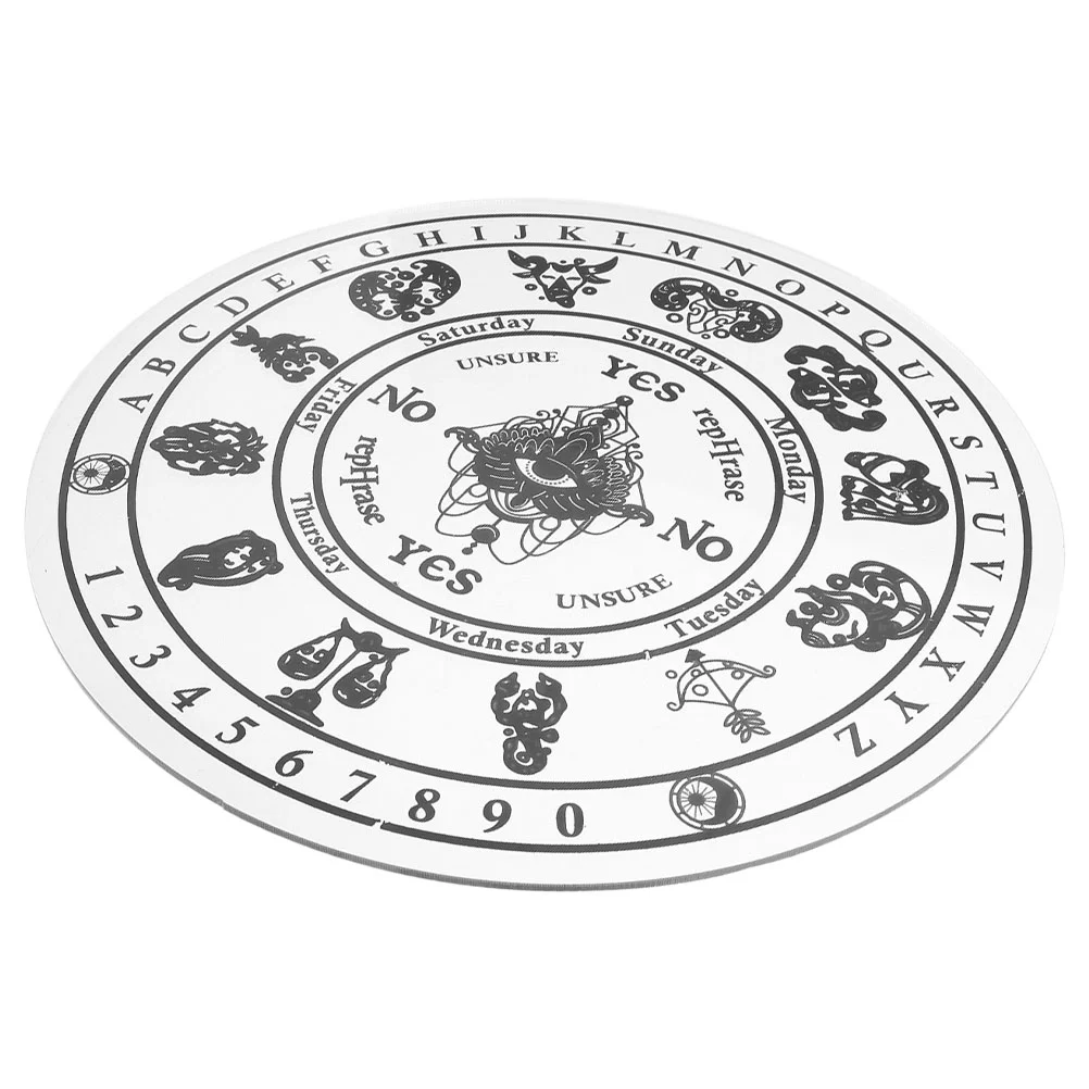 

Маятниковая доска, акриловая круглая доска для гадания, метафизическая доска для сообщений, приманка для ведра, Набор принадлежностей для алтаря