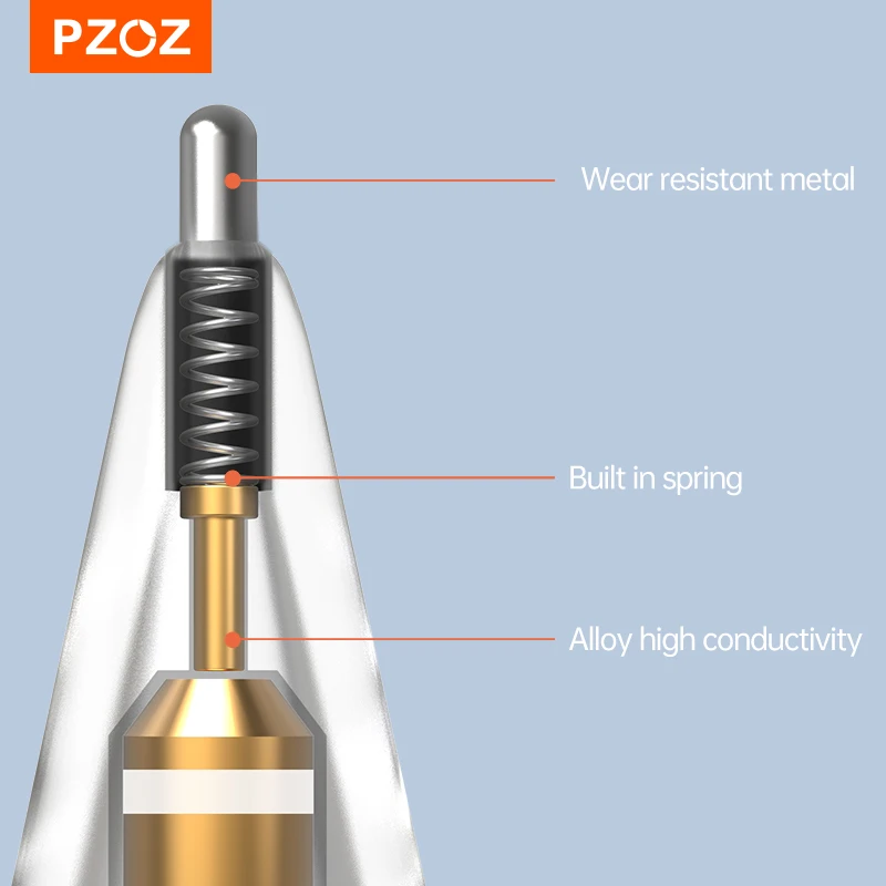 PZOZ ݼ   ü  Apple Pencil 1st 2nd iPad Stylus    ġ ũ  Nib ü