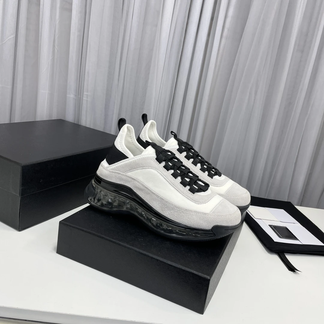 

Spring Autumn Women Casual Shoes Fashion Genuine Leather Clear Bottom Women Loafers Runway Outfit Trianers Sneakers Shoes Woman