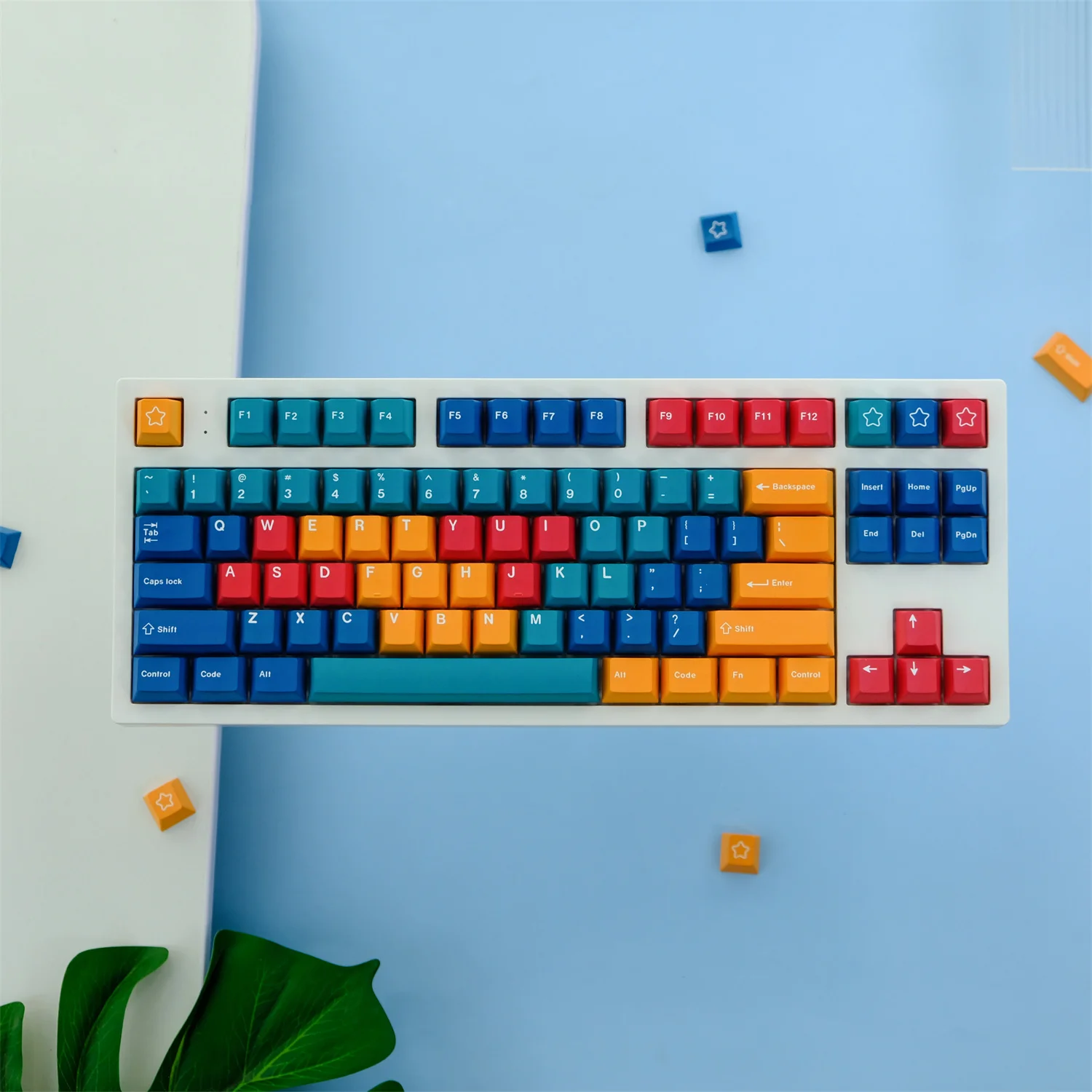 Chaves Conjunto Gmk Cor Painéis Keycaps Pbt Tintura Sublimação Chave Tampões Cherry Perfil Keycap para Keychron q1 q2 k2 Anne Gk64 Poker 129