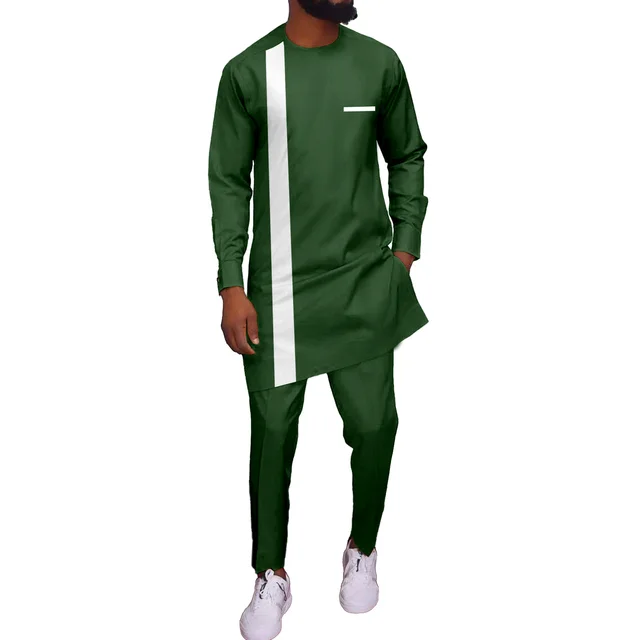 Segun Long Sleeve Dashiki Outfit - Image 2