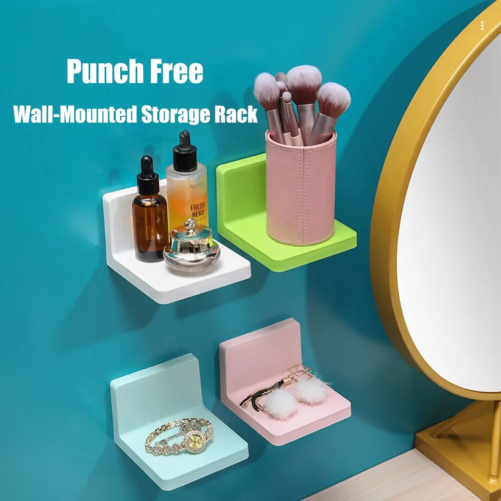 Creative-Office-Bathroom-Punch-Free-Home-Decor-Rack-Display-Bracket ...