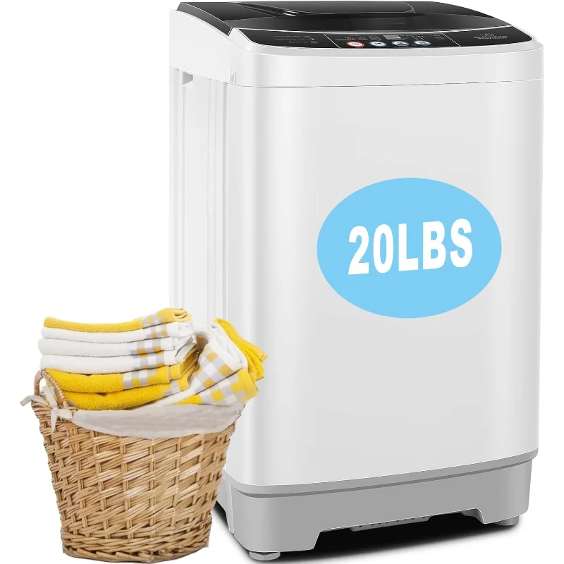 20Lbs Portable Washing Machine Washer Dryer Combo