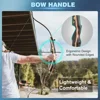 Toparchery 62" Recurve Bow 20-25lbs Takedown Bow with Carbon Arrows Set for Beginner or Adults Outdoor Archery Practice 4