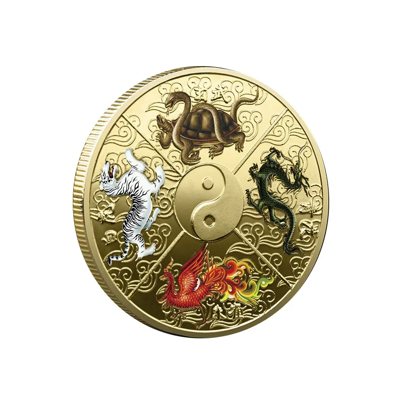 

Chinese National FOR COIN Commemorative Coins of Taiji Four Animals Ancient Sacred Medallion