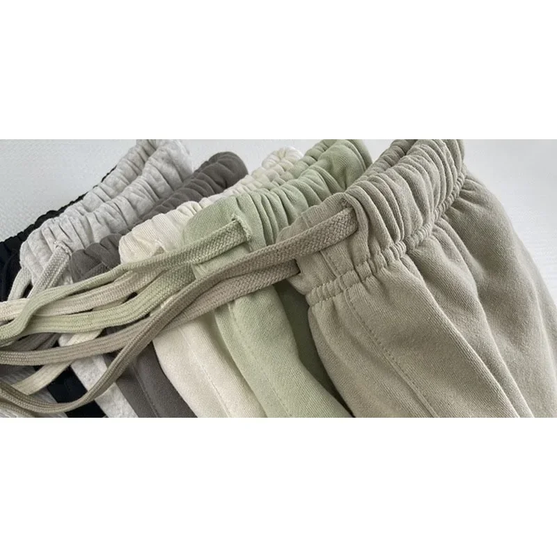 FW21 Classic Brand Men's Casual Shorts Double Lined Double Row Reflective Letter Logo Shorts Couple High Street Loose Shorts